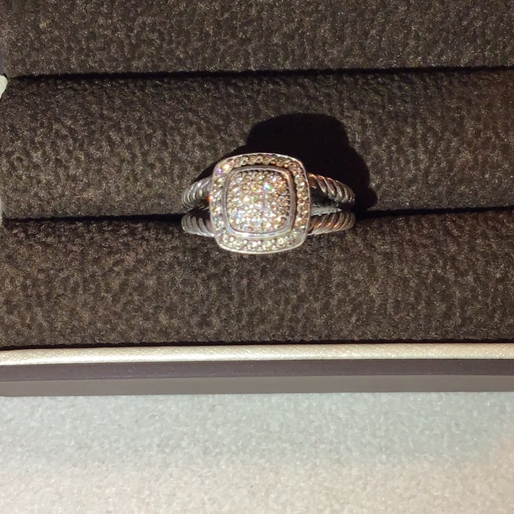 DAVID YURMAN PETITE ALBION RING W/DIAMONDS